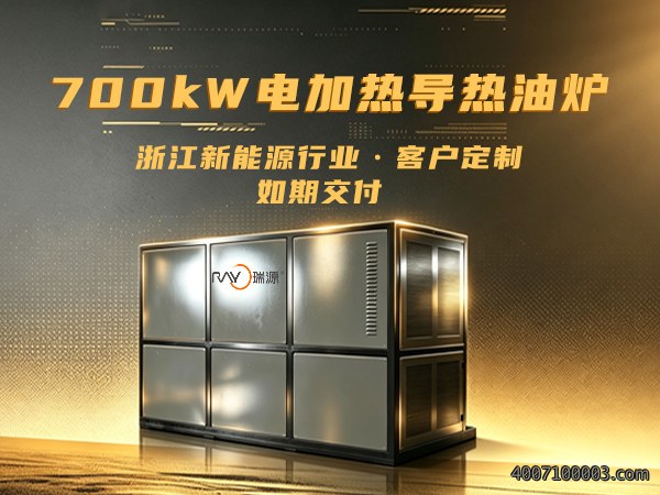 浙江新能源行业客户定制的700kW电加热导热油炉交付成！